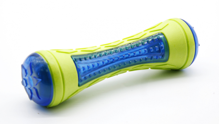 Гантель яка світиться, 20 см, SL-011 Салатово-синя