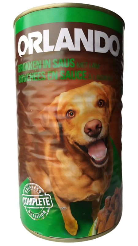 Orlando Вологий корм для собак з бараниною 1240 г  