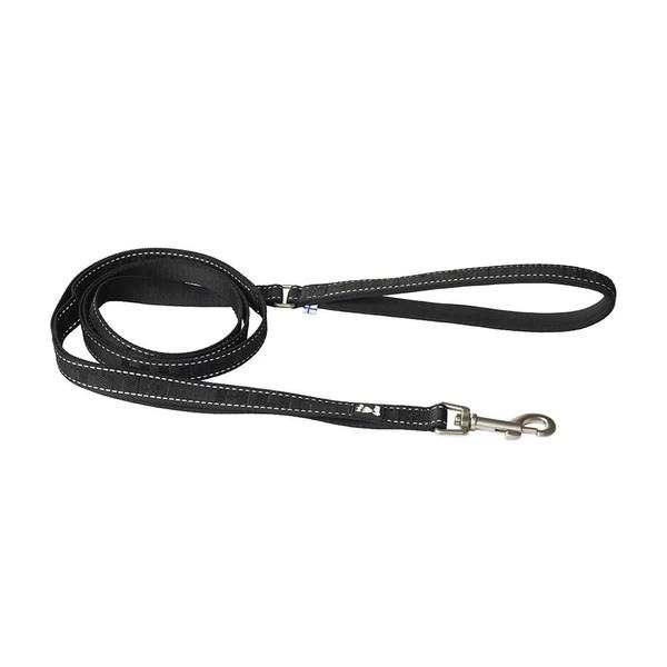 Рефлекторний повідець для собак Hurtta Casual ECO 120 см х 20 мм Чорний