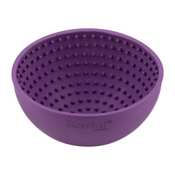 Лизальний килимок антистрес для собак LickiMat Wobble Purple, гойдається