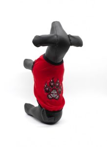 Майка червона трикотаж А19 В3 2см