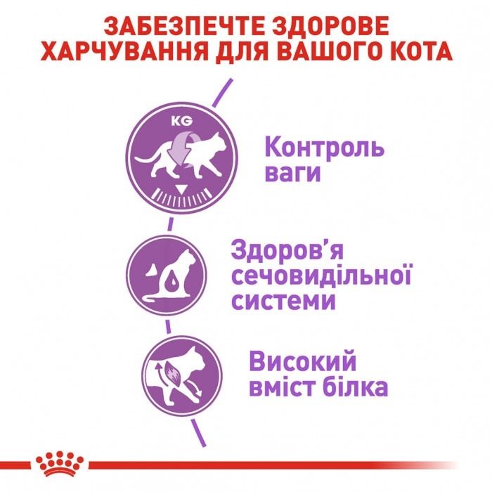 АКЦІЯ Royal Canin STERILISED для стерилізованих кішок набір корму 2 кг + 4 паучі 