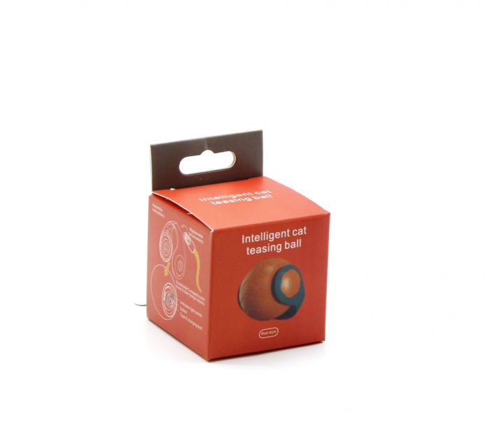 Мяч із хвостиком, інтерактивний, 5 см. Помаранчевий.