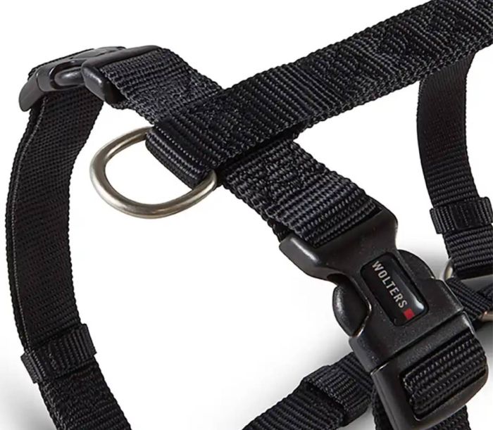 Анатомічна шлейка для собак Wolters Professional S 30-40 см / 10 мм Чорний