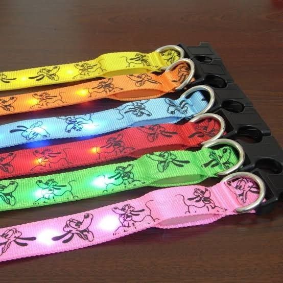 Нашийник GUFI LED тканинний L (2,5 см  45-52см)