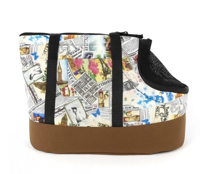 Сумка Стиль Оксфорд газетка, 43х26х27 см 