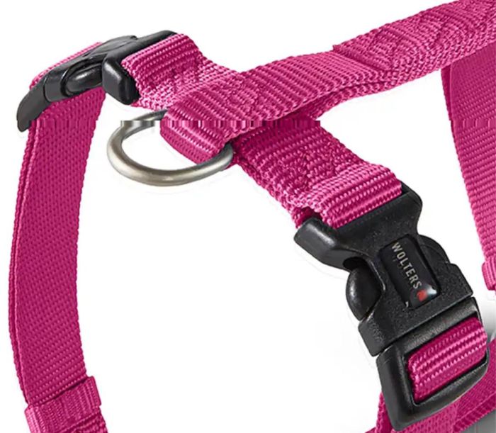 Анатомічна шлейка для собак Wolters Professional S 30-40 см / 10 мм Малиновий