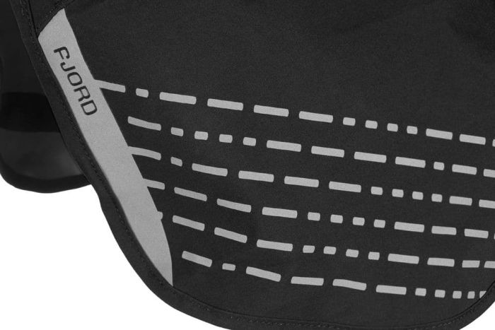 Дощовик для собак Fjord raincoat Non-stop dogwear Чорний 45