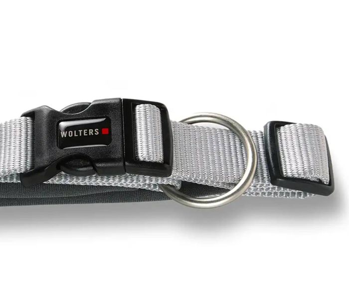 Нашийник для собак пом'якшений Wolters Professional Comfort 9 50-60 см / 45 мм Сріблястий