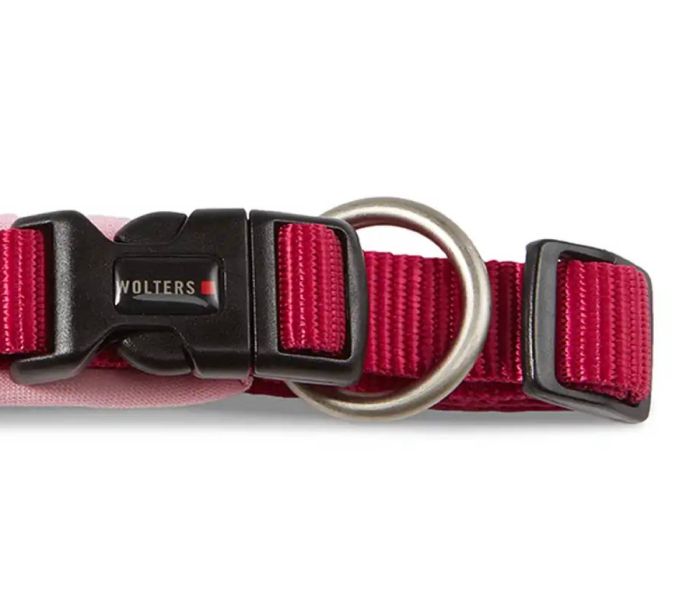 Нашийник для собак пом'якшений Wolters Professional Comfort 1 25-30 см / 25 мм Малиновий