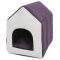 Будка для собак антикоготь сіро-фіолетова  2 433340 см