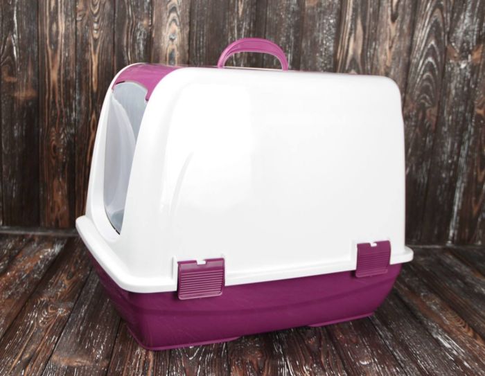 Туалет для котів будка 503740 см Чорничний