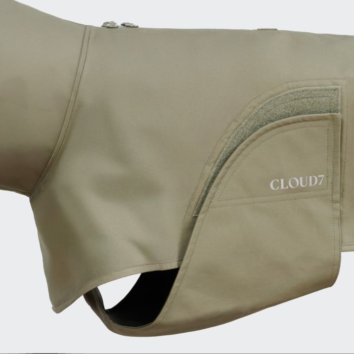 Дощовик для собак Cloud7 Helgoland Оливковий 1