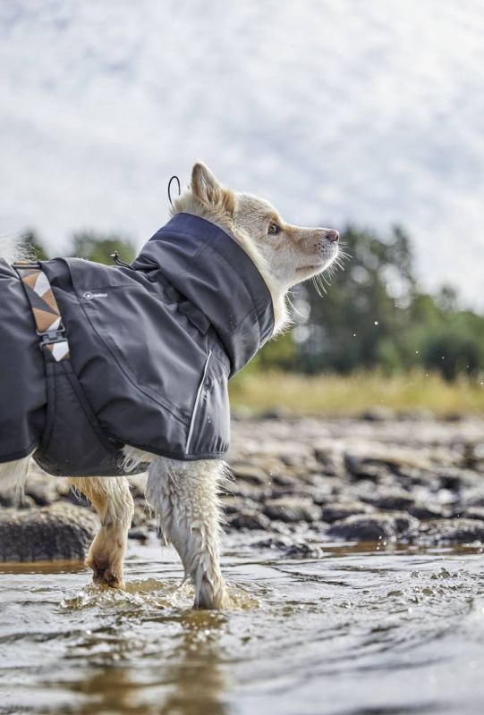 Дощовик для собак Hurtta Mudventure Coat ECO 35 Сірий