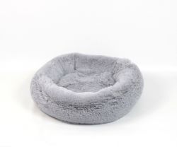 Лежак Пончик Сірий. 7520 см.