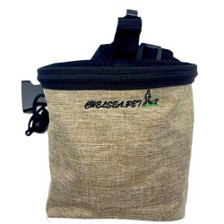 Сумка для дресирування CHELSEA PET Меланж з поясом 17155 коричнева