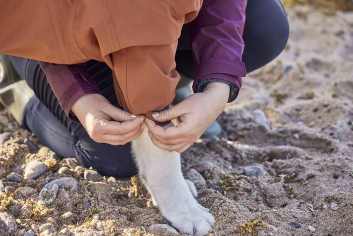 Дощовик комбінезон для собак Hurtta Mudventure Overall ECO 65M Помаранчевий