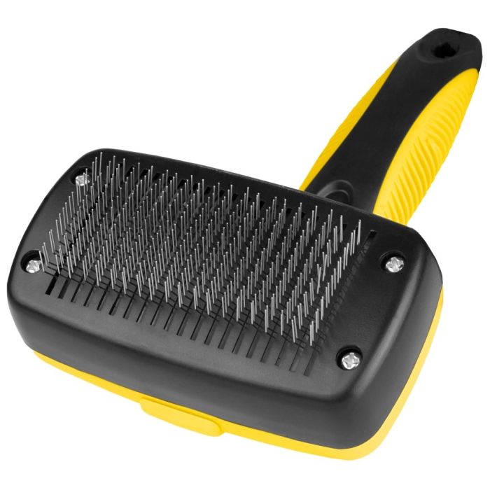 Пуходерка з кнопкою самоочисна 18x10см BSAO098 