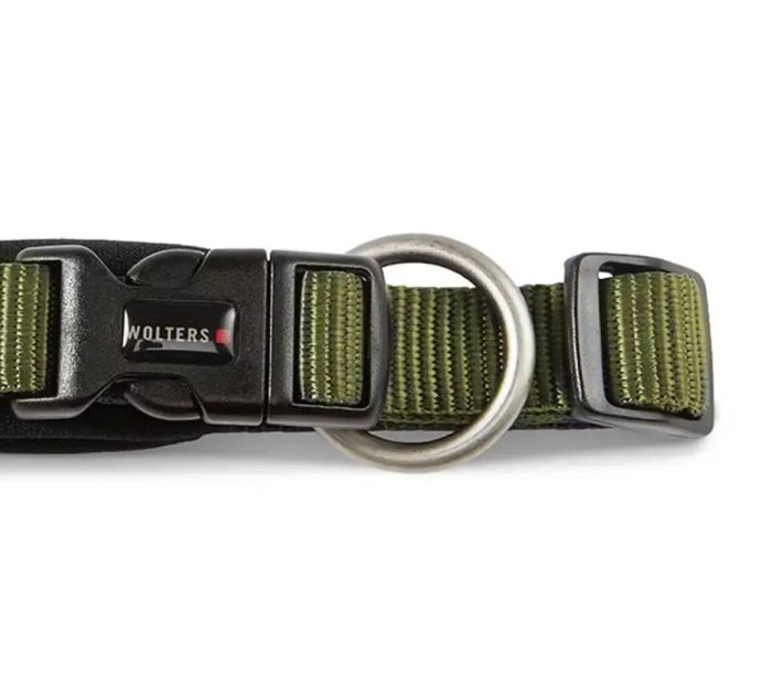Нашийник для собак пом'якшений Wolters Professional Comfort 2 30-35 см / 25 мм Оливковий