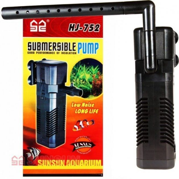 Sun-Sun Jialu Hj-752-внутрішній фільтр для акваріума 600 л  год Фільтр Sun-Sun Jialu Hj - 752 (600л  год) дощовий.