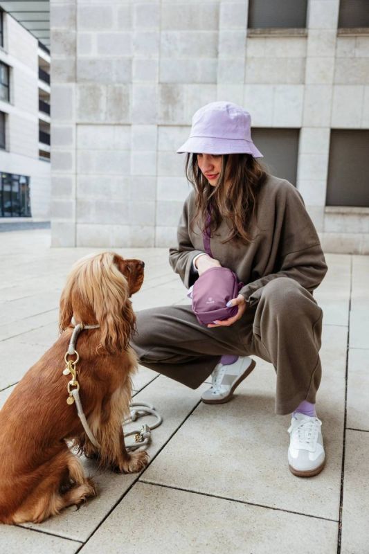 Сумка для ласощів і аксесуарів собак Palopa Greta L Ягідний