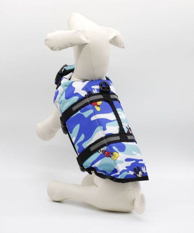 Жилет для купання собак мікі синій М 