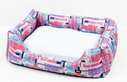 Лежак Магія плащова тканина Блакитний. 405018 см.