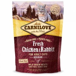 Carnilove Fresh Chicken Rabbit for Adult cats - Сухий корм для дорослих кішок з куркою та кроликом, 400 г 