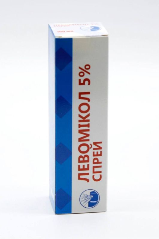 Левоміколь-спрей антимікробної дії 100 мл, Фарматон 