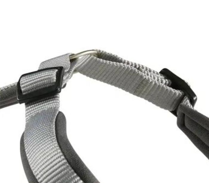 Шлейка для собак пом'якшена Wolters Professional Comfort 6 80-95 см / 35 мм Сріблястий