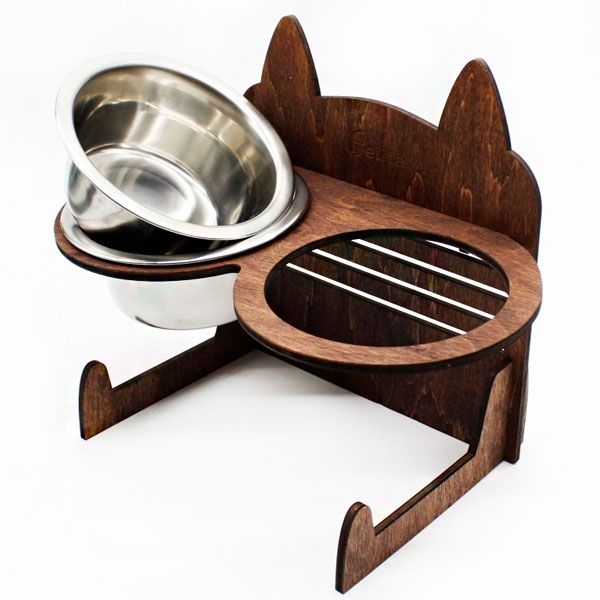 Кормушка для котів Cat Joy Мордочка дуб 