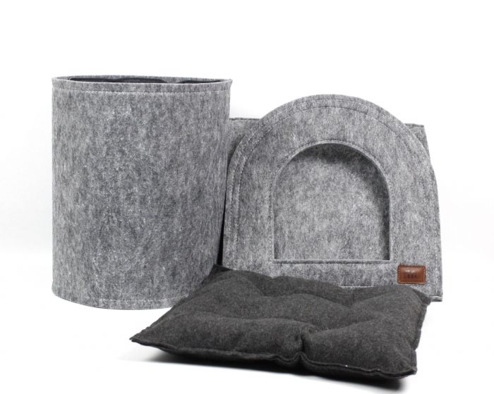 Будиночок повсть, 45х45х45 см бежевий