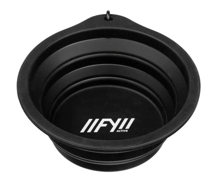 Дорожня складна миска для собак FuzzYard Чорний 500 мл