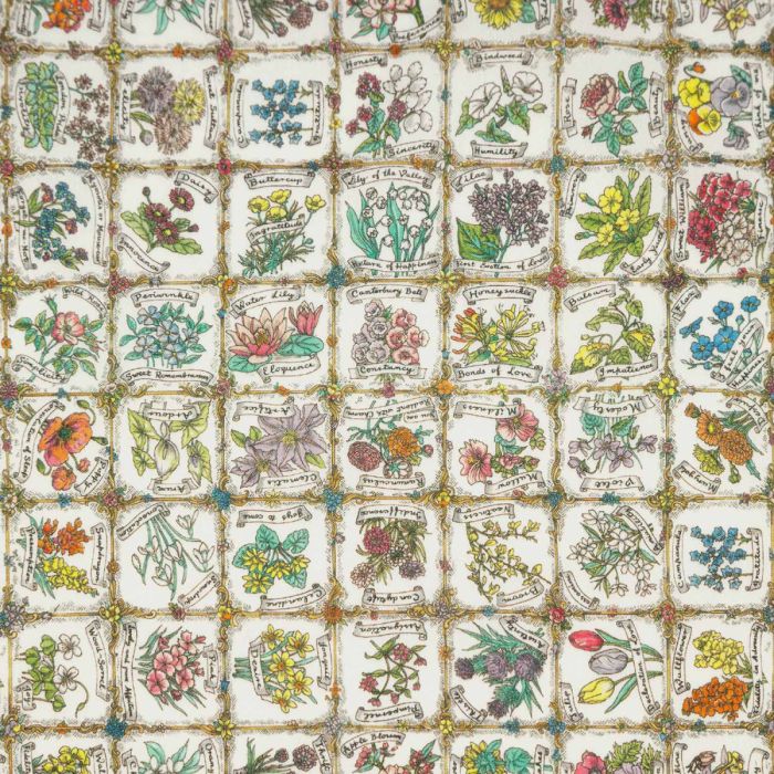 Бандана для собак Cloud7 Flower Squares Різнокольоровий M