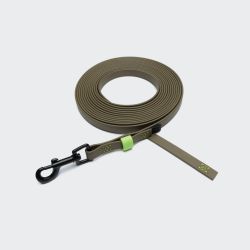 Повідець для собак Cloud7 Long Line Ipanema 10 м / 1.9 см Оливковий L