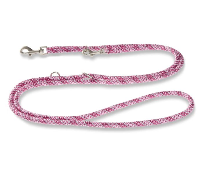 Повідець-канат для собак Wolters Everest-Rope Programme Leash extra long 3 м/9 мм Рожевий з пурпуровим