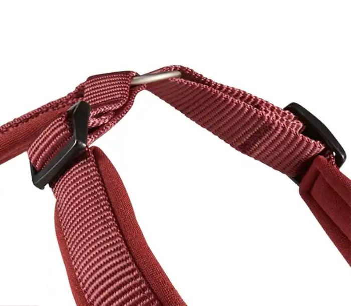 Шлейка для собак пом'якшена Wolters Professional Comfort 7 90-110 см / 35 мм Бордовий