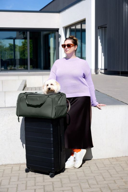 Сумка-перенесення для собак Palopa Benno Оливковий