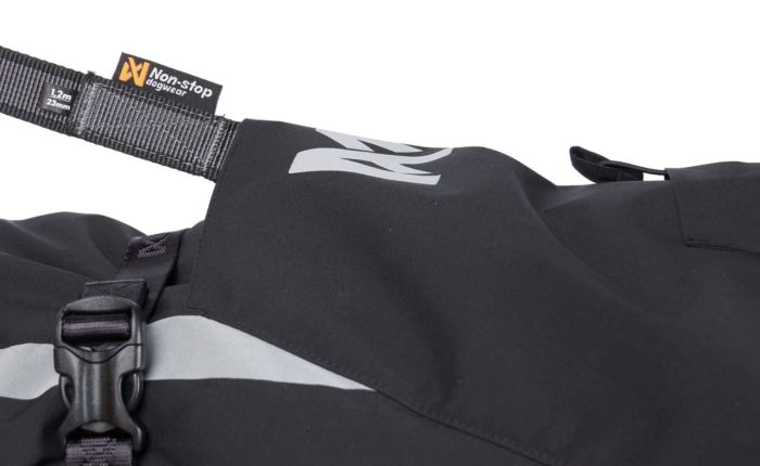 Тепла зимова куртка для собак Glacier jacket 3.0 Non-stop dogwear Чорний/Помаранчевий 33