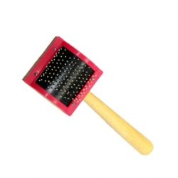 Пуходерка Україна деревяна з напиленням 213. Гекко