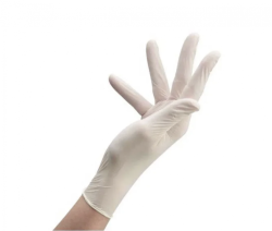 Рукавички латексні неопудрені 100шт M