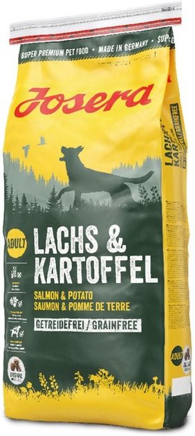 Josera Lachs Kartoffel сухий корм для дорослих собак 15 кг 