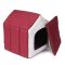 Будка  1 для собак 323235 см Сіро-бордова