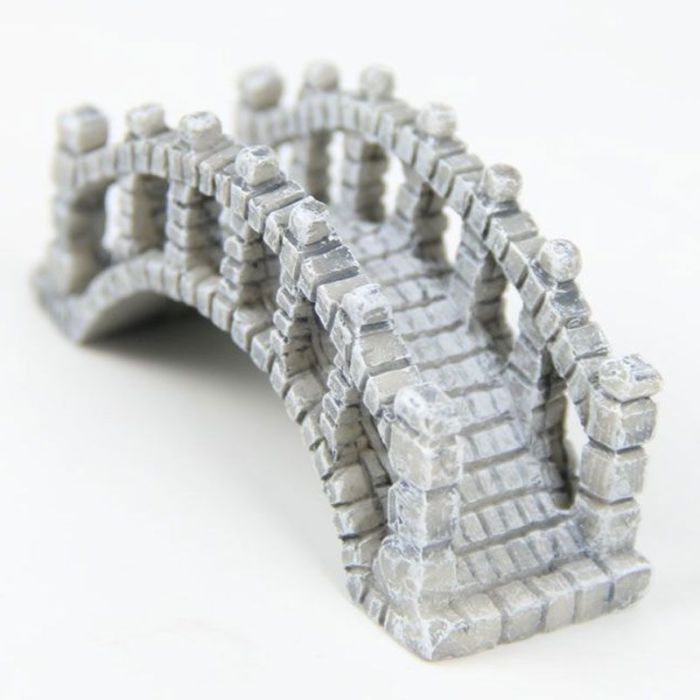 Декор для акваріума місток маленький 7, 5х3х4 см 212А  В 