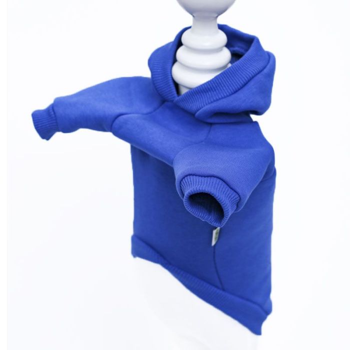 Ялинка світшот для собак хлопчиків трикотаж на флісі Синій М1