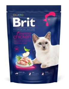 Brit Premium by Nature Cat Sterilised Chicken Сухий корм для стерилізованих кішок з куркою 300 г