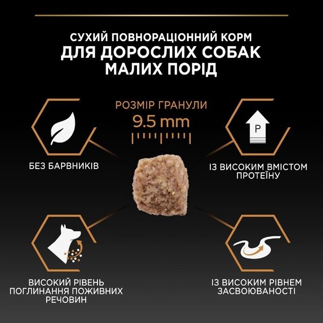 АКЦІЯ Purina Pro Plan Small Adult Mini сухий корм для собак з куркою 700 г 