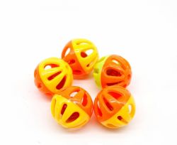 Кульки з бубонцями Набір кольорові 3 см. 