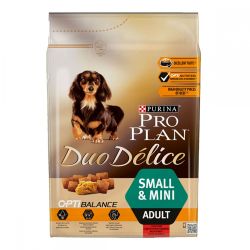 Акція Pro Plan Duo Delice Adult Small  Mini сухий корм з яловичиною для собак 2,5 кг 