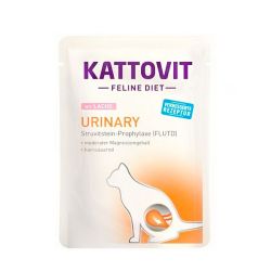 Kattovit Diet Urinary Вологий корм для кішок шматочки лосося в соусі, 85 г 